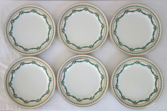 Image 1 of 6 platos llanos Winkle & Co Whieldon Road circa 1910