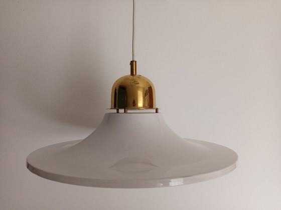 Lampada a sospensione vintage dell'artista Bela Nadas (anni '70, Ungheria) – Lampade a sospensione, Iron (photo 4 of 8)