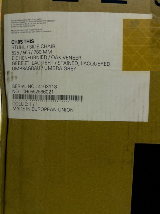 Image 1 of 2 x e15/Stefan Dietz “Esta silla”