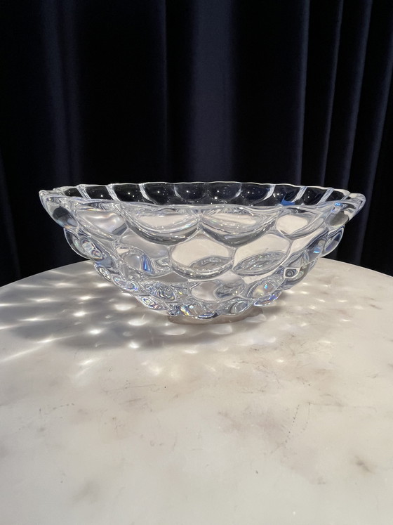 Image 1 of Ciotola vintage in cristallo Orrefors "Raspberry" - Anne Nilsson