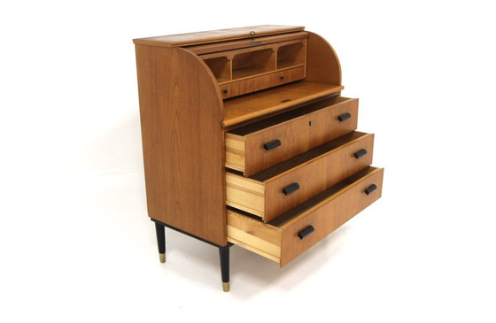 Image 1 of Secreter de teca escandinava, Suecia, 1950