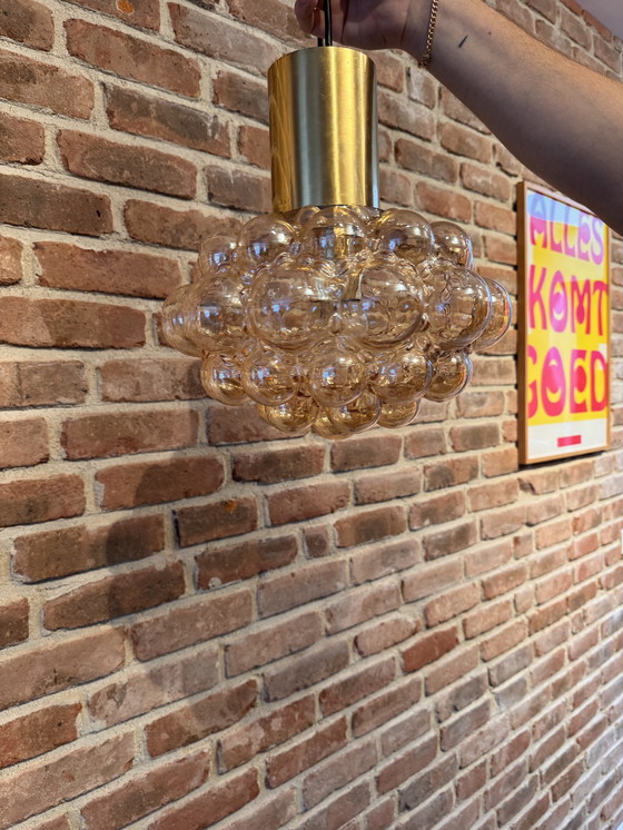 Image 1 of Lampada a sospensione in vetro a bolle Helena Tynell