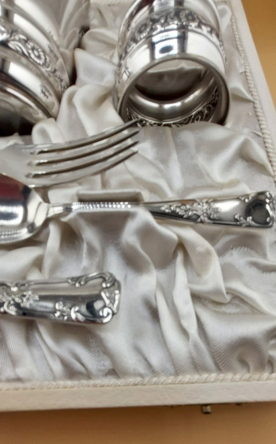 Versilbertes Tafelservice – Govaers, Besteckkassetten, Metal, Silver (photo 9 of 11)