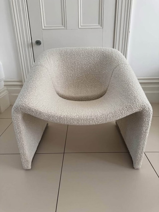 Space Age Lounge Chair in Classic Bouclé