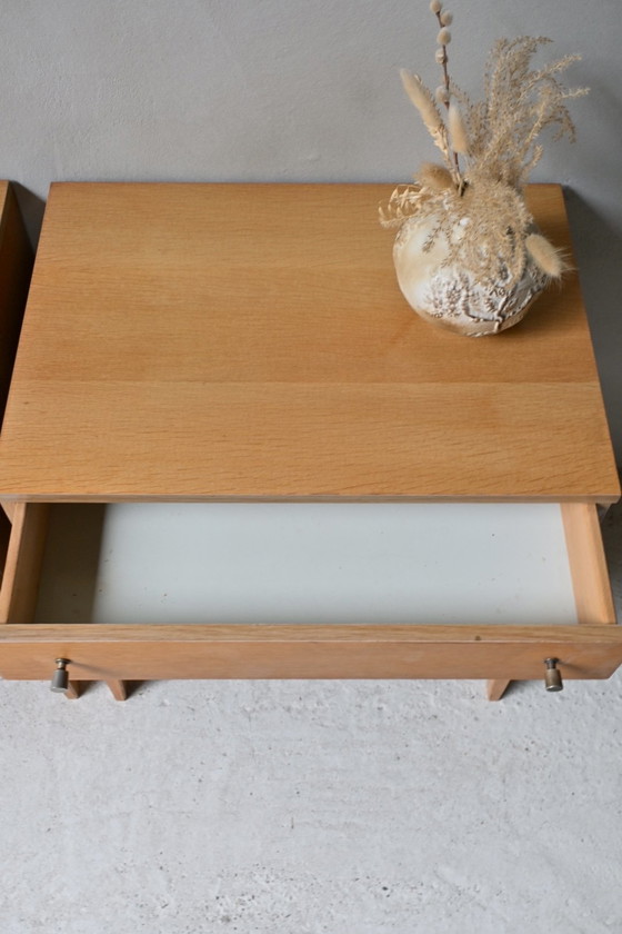 Image 1 of Set vintage di comodini in rovere