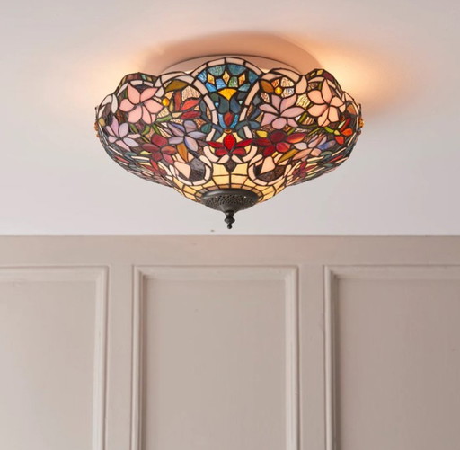 Tiffany plafondlamp 