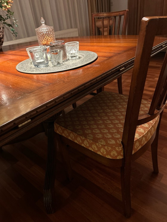 Klassischer Tisch, Esstische, Holz, Braun (Foto 4 von 7)
