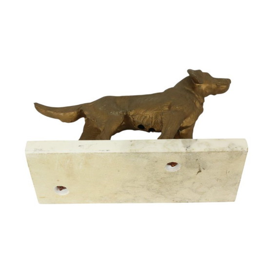 Image 1 of Art Deco Dog on Marble Base