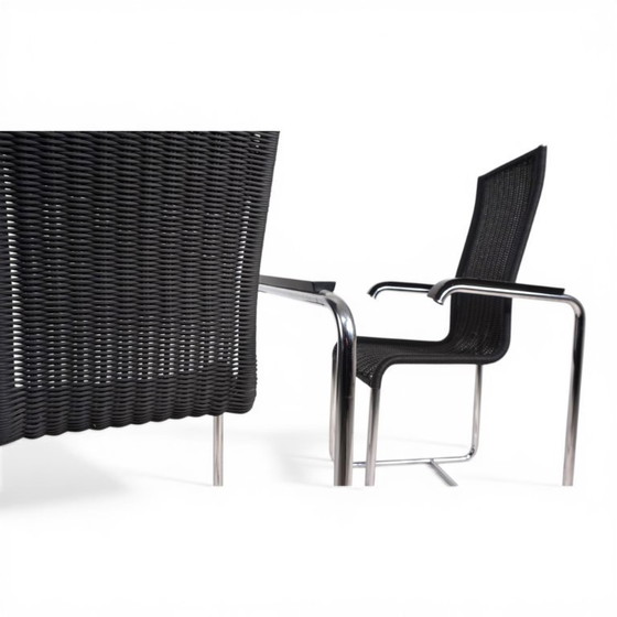 Image 1 of Ensemble de 2 chaises cantilever Tecta D25 avec accoudoirs, par Axel Bruchhäuser, 1980