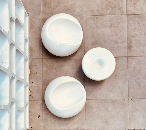 2 Pastil chairs wit Eero Aarnio Asko 1967