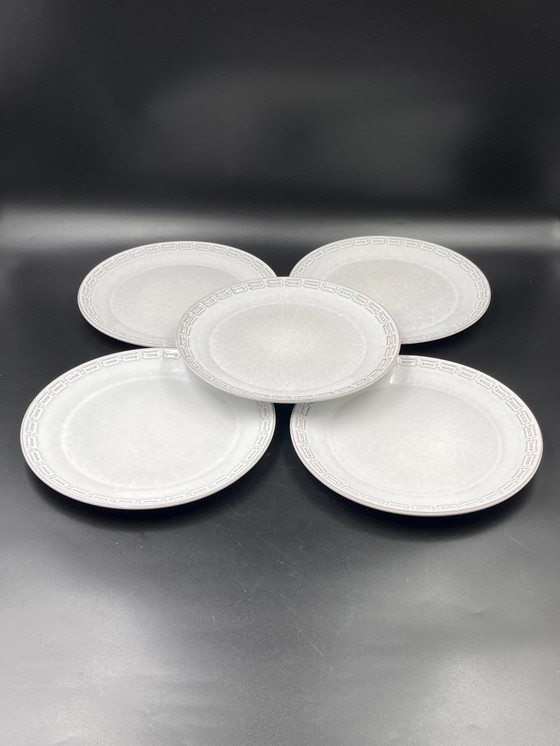 Image 1 of Set of 5 Ceramano dinner plates