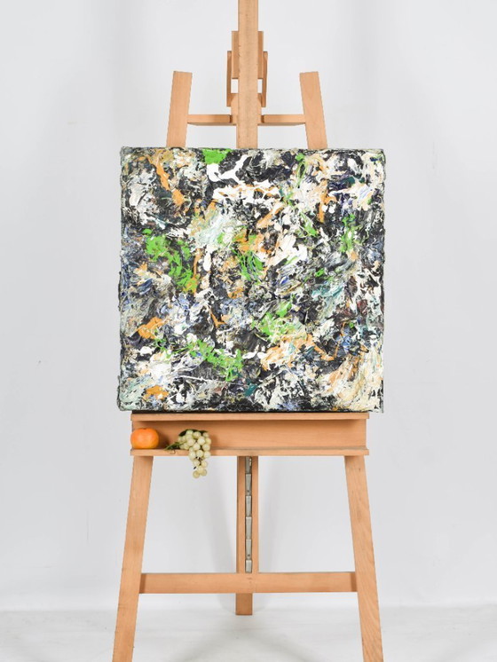 Image 1 of Helen Nieuwendijk (1946) - Ohne Titel - 2010 - Acryl auf Leinwand - 60 x 60 cm