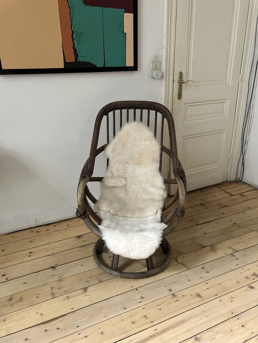 Chaise pivotante Rotan/ratan
