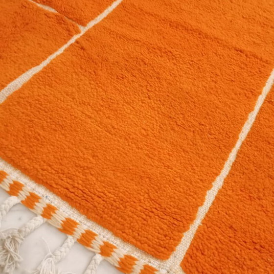 Image 1 of Handmade orange rug, 200cm x 300cm