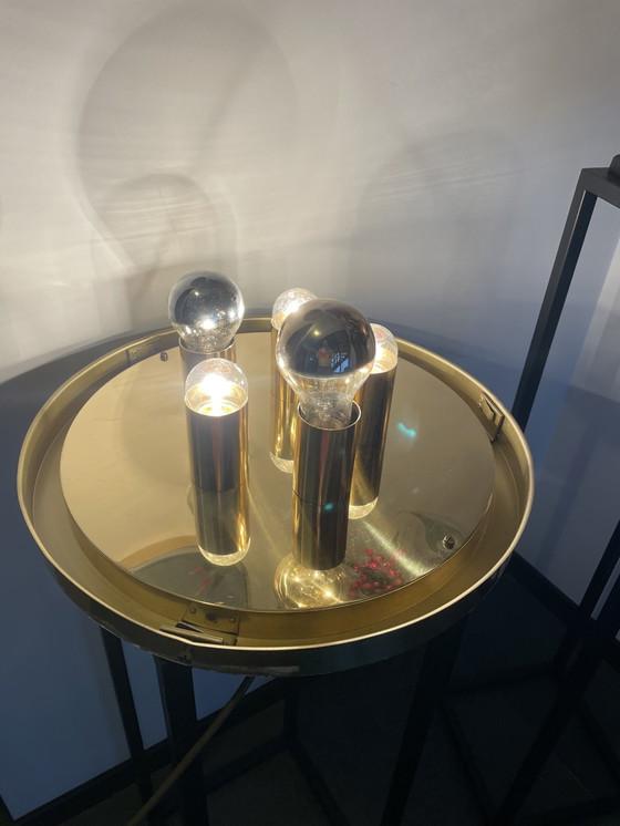 Image 1 of Schitterende Limburg grootste glazen plafondlamp type 2990