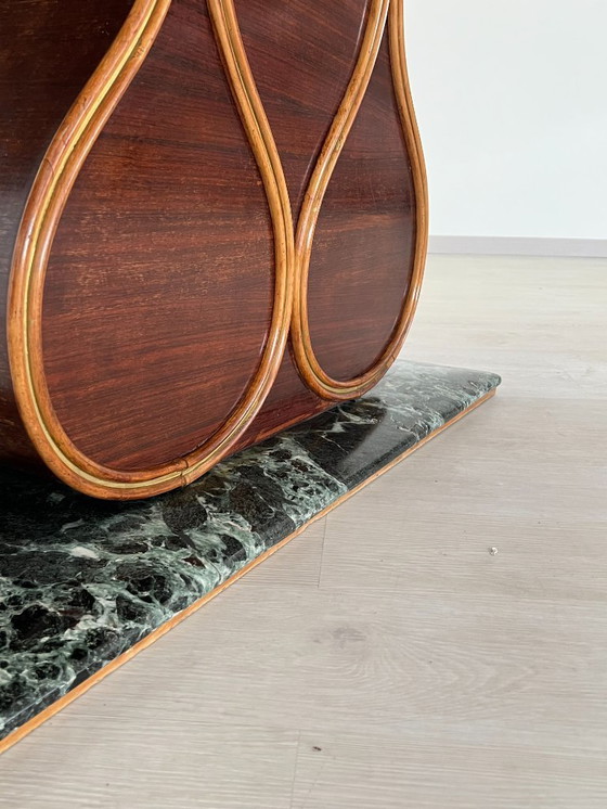 Image 1 of Tavolo - Legno, Marmo, Vetro - Art Deco