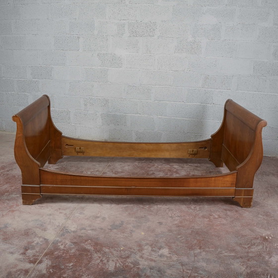 Letto a slitta vintage autoportante – Letti da giorno, Legno, Mid Century Modern (photo 3 of 9)