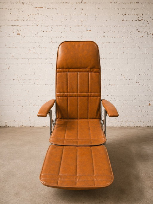 Een paar iconische Maule Marga relaxfauteuils – Italiaans design uit de jaren 70.