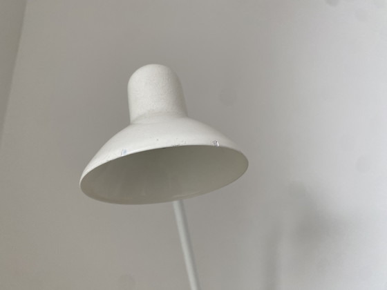 Image 1 of Lampe de table vintage Vrieland - lampe de bureau - années 1970/1980 - métal, blanc