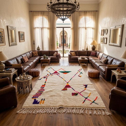 Autentico tappeto berbero marocchino tessuto a mano, 220 cm x 320 cm – vloerkleden en tapijten, Cotton (photo 2 of 11)