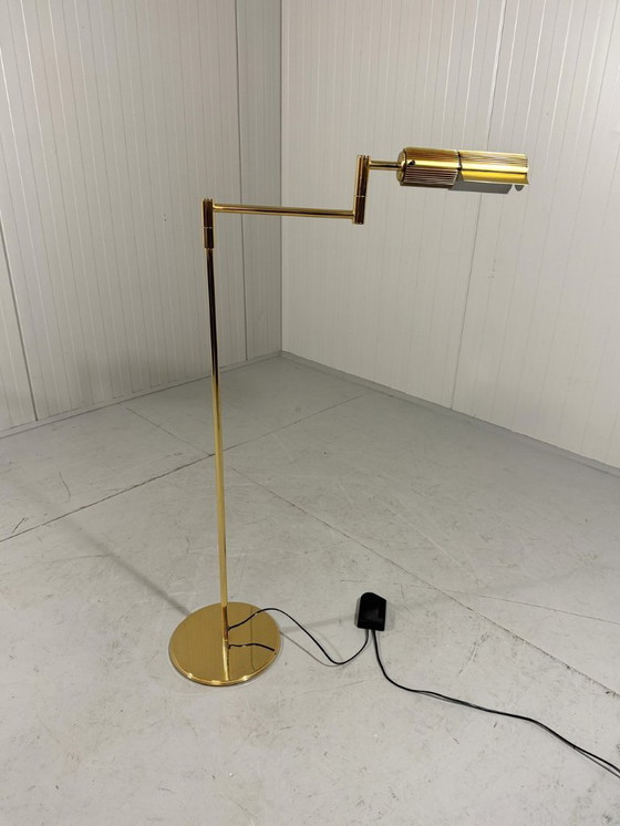 Image 1 of Viktor Frauenknecht messing Haloprofil 878HR vloerlamp Swiss Lamps