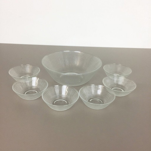 Vintage 7-delig servies door Wilhelm Wagenfeld voor Vlg Weisswasser Bauhaus, Duitsland 1960