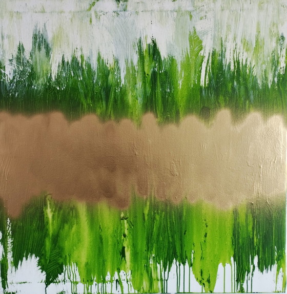 Image 1 of Natia Antadze Abstract Composition 90x90 cm