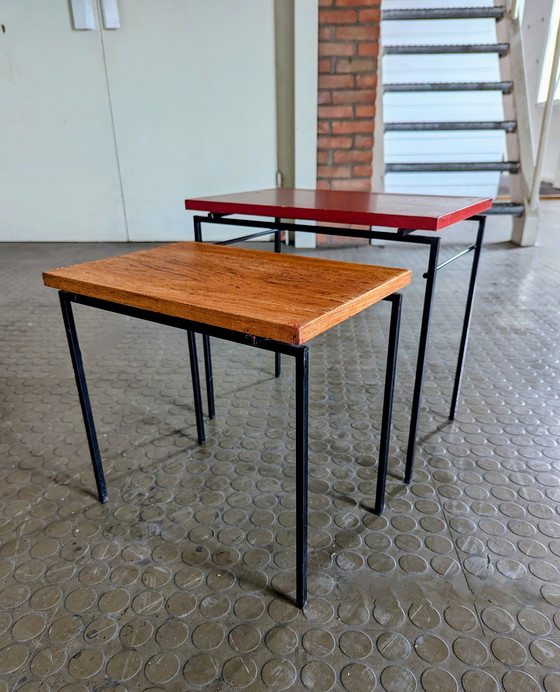 Image 1 of Vintage Set Mimi Sidetables Pastoe - Cees Braakman