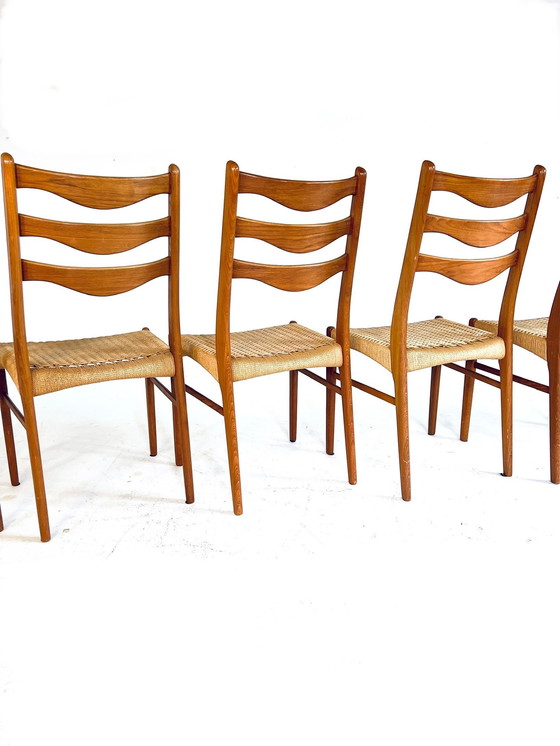 Image 1 of 6x Arne Wahl Iversen, Glyngøre Stolefabrik '60
