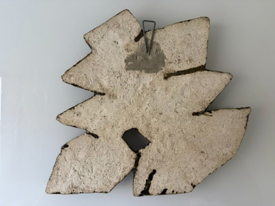 Rilievo Murale in Ceramica Brutalista – Fiore – Oggetti decorativi (photo 10 of 11)