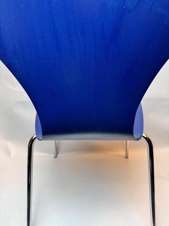 Image 1 of Set of 2 original Arne Jacobsen "Mosquito Chairs" model 3105 for Fritz Hansen (2003)