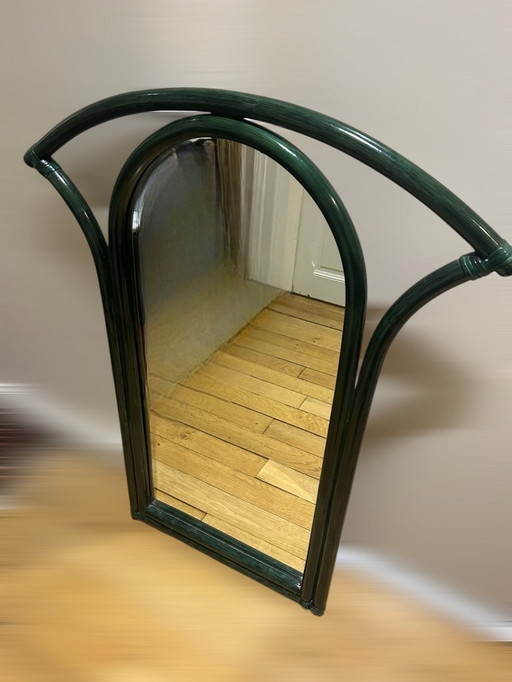 Rattan Mirror