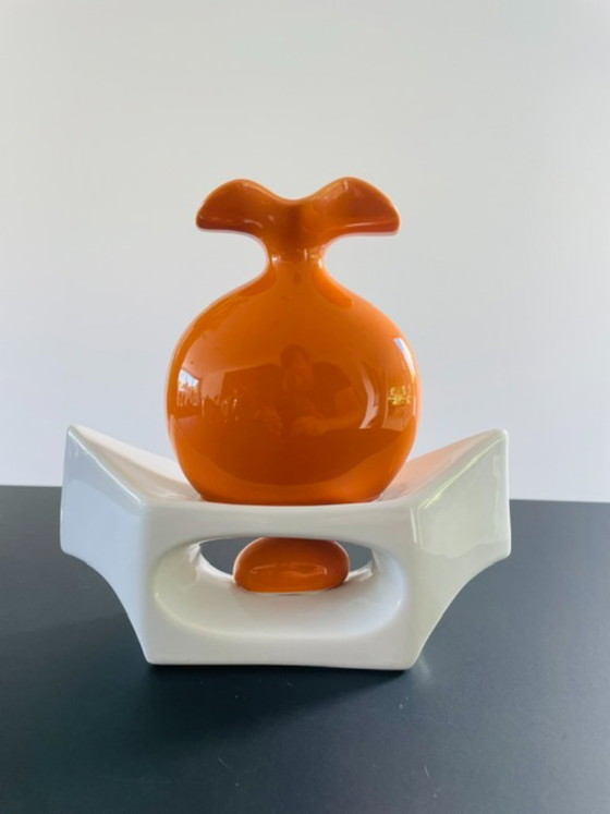 Image 1 of Unique ceramic designer vase – modern sculptural design