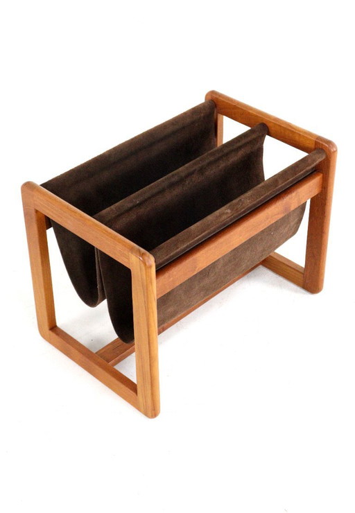 Vidbjerg mobelfabrik magazine rack vintage Danish