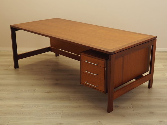 Teakhouten directiebureau van Henning Jensen & Torben Valeur voor Munch, Deens, jaren 60. – Wood (photo 10 of 20)