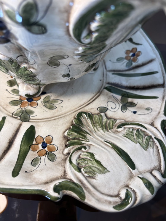 Image 1 of Soupière Capodimonte Faïance estilo Renacimiento 