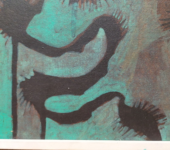 Image 1 of Anton Lutgerink Dartel, Oil on Canvas, 1964