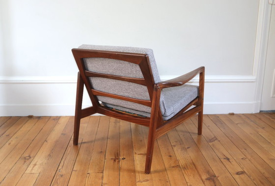 Image 1 of Poltrona vintage scandinava in teak, anni '60