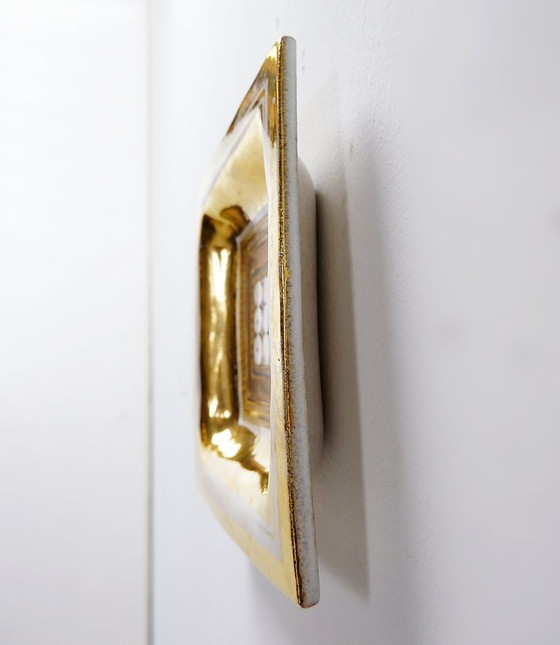 Image 1 of Vassoio portaoggetti in ceramica vintage Georges Pelletier o piatto decorativo da parete - 1970