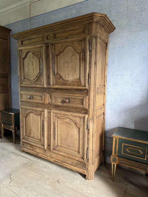 Antikes Doppel-Sideboard aus dem 18. Jahrhundert aus abnehmbarer Eiche