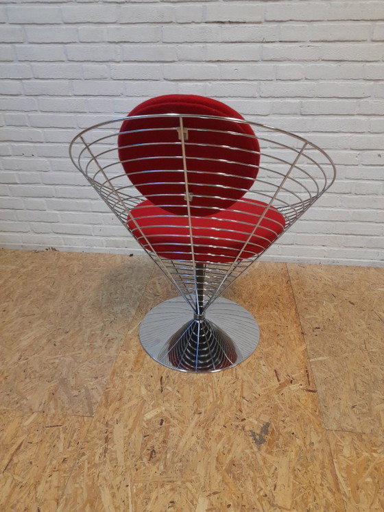 Verner Panton Wire Cone Chair – Fritz Hansen, Armchairs, Textile (photo 3 of 9)