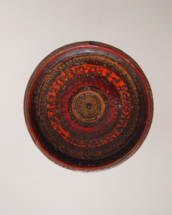 Image 1 of Taza o cuenco de cerámica con pie de Bitossi, Italia, años 70.