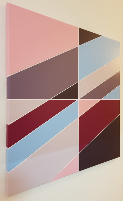 Modern abstract art - paintings: DG - 20241225 – schilderijen tekeningen, Canvas (photo 2 of 6)