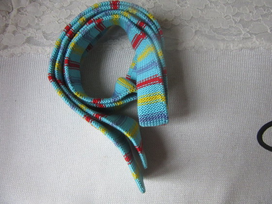 Schofield Slim Tie hand-crafted French Cotton, vintage, 60's – Decorative Objects (photo 4 of 7)