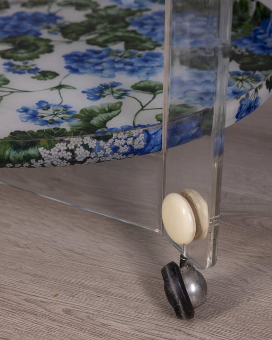 Image 1 of VINTAGE 70'S PLASTIC TROLLEY DESIGNED BY L.MASSONI FOR GUZZINI