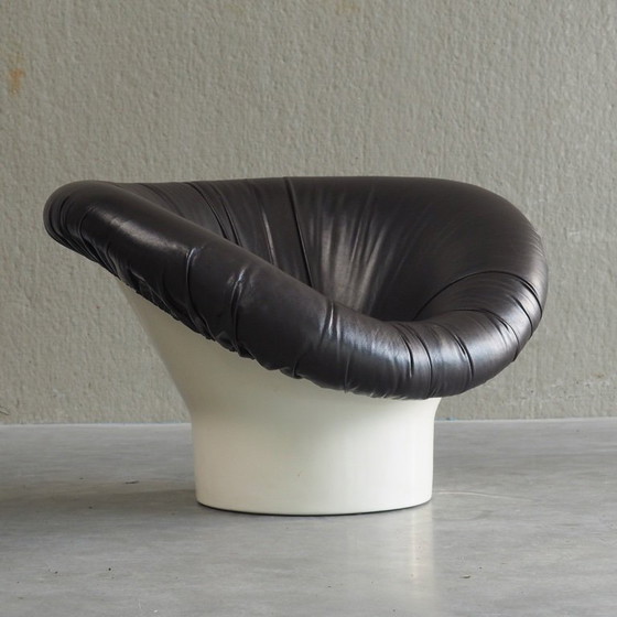 Krokus Lounge Chair van Lennart Bender voor Ulferts AB (1968) – Fauteuils, Leather, Fiberglass (photo 10 of 13)