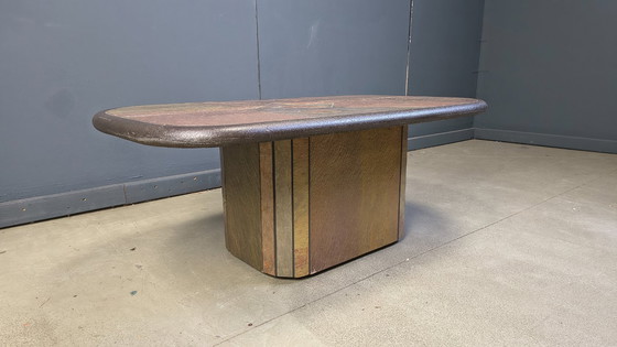 Image 1 of Tavolino da caffè vintage in stile Kingma, anni '80