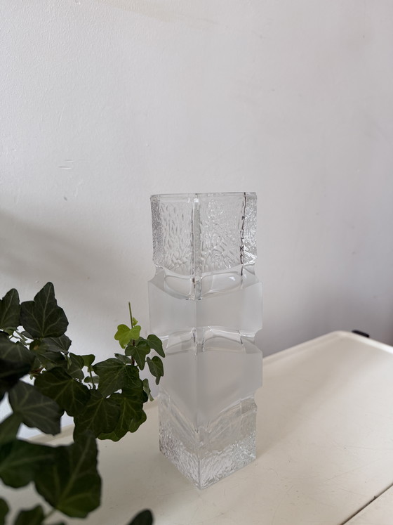 Image 1 of Vintage Pop Art crystal vase