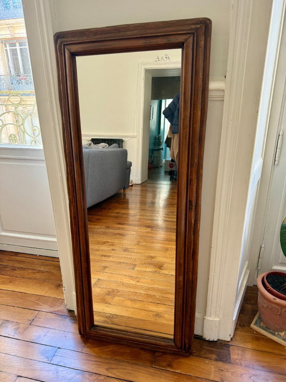 Image 1 of Miroir à poser en bois léger - charme vintage