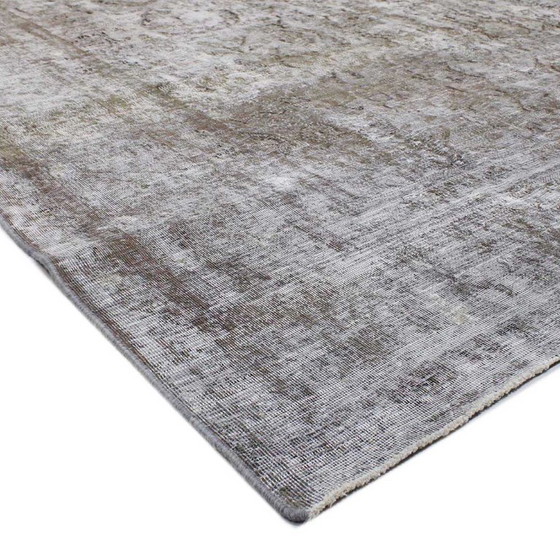 Image 1 of Hand-knotted vintage art rug 376x285